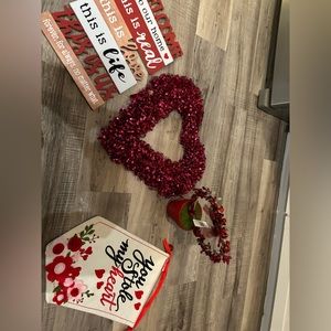 Lot of Valentines items. NEW with tags. $55 new.